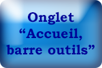 accueil informatique - excel - ruban, barre d'outils