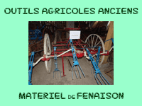 Outils agricoles anciens - matériel de fenaison