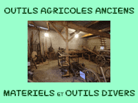 Outils agricoles anciens - matériels et outils divers