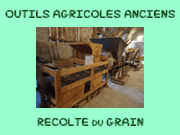 Outils agricoles anciens - récolte du grain