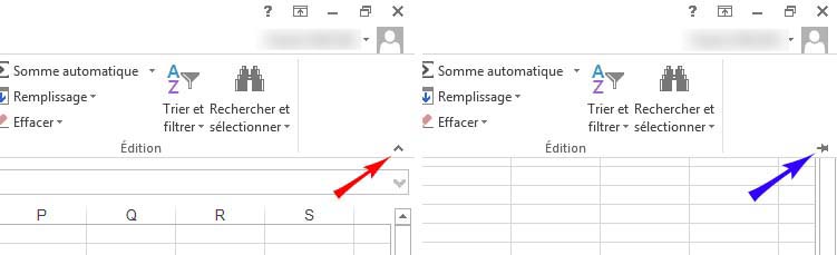 Attacher le ruban - Excel 2013 Attacher le ruban - Excel 2013