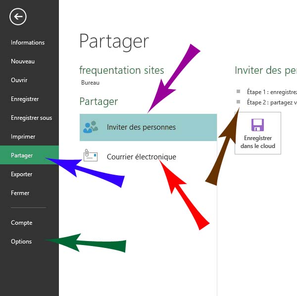 Excel - partager