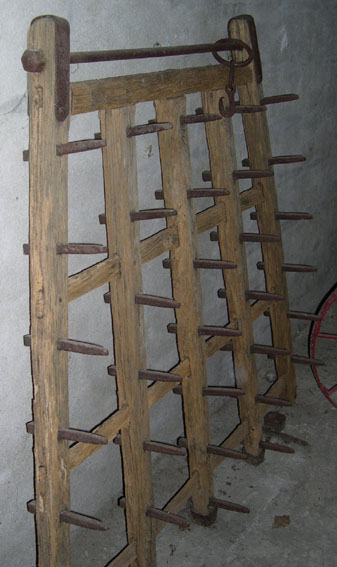 Herse en bois - années 1930 Herse en bois - années 1930